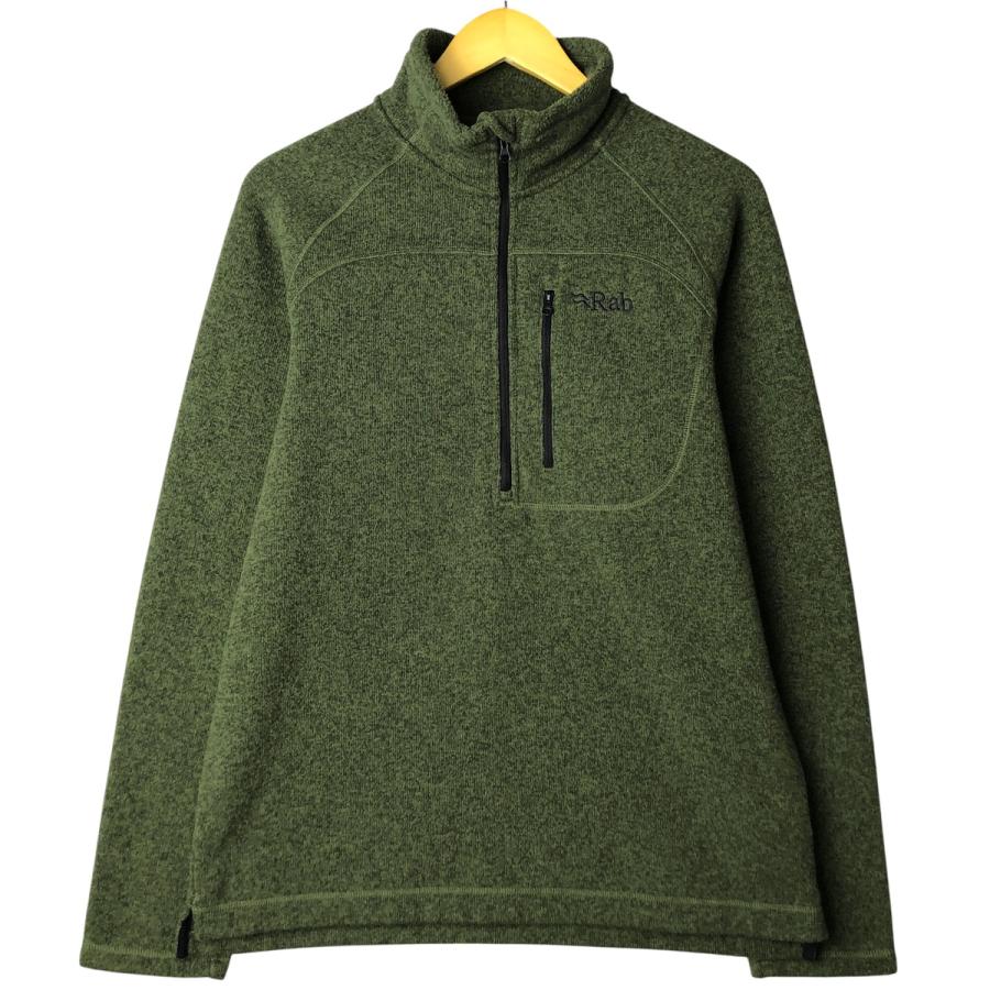 古着 Rab ハーフジップ フリースプルオーバー メンズL相当/eaa602954 古着 Rab ハーフジップ フリースプルオーバー メンズL相当 /eaa602954