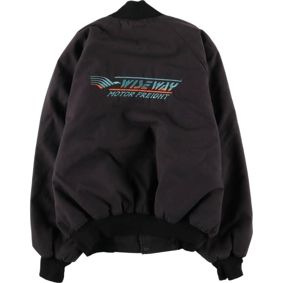 古着 90年代 HARTWELL バックロゴ コットンボタンスタジャン バー