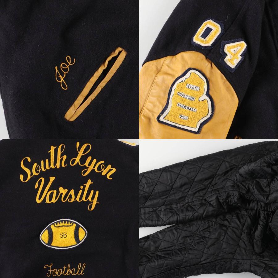 古着 90~00年代 ホロウェイ HOLLOWAY 中綿入り 袖革ウールボタン