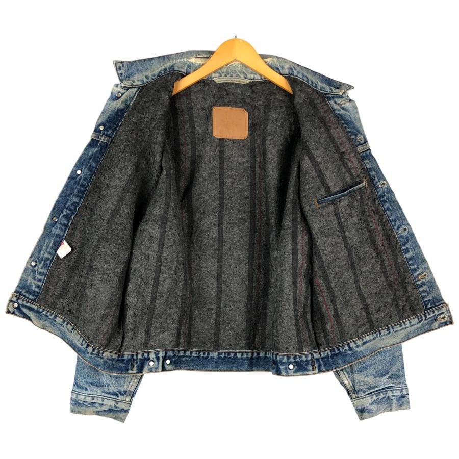 Levi’s 90s USA製 70506-0317 デニムジャケット USA製 90s Levi's 70506-0316 Blanket Lining Denim Jacket 薄青 54