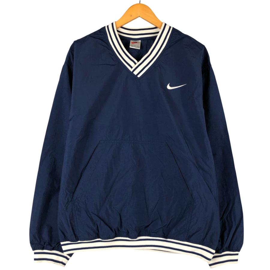 NIKE（ナイキ） 古着 90年代 NIKE Vネック ナイロンプルオーバー 