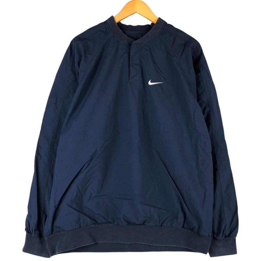 メンズウェア NIKE GOLF NYLON pull over puffer jkt NIKE（ナイキ） 古着 90~00年代 NIKE GOLF ゴルフ ハーフボタン