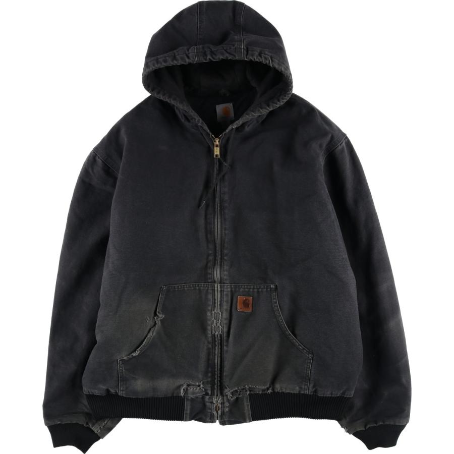 Carhartt アクティブジャケット ダックパーカー 黒 カーハート 大人気！Carharttアクティブジャケットダックジャケットパーカー