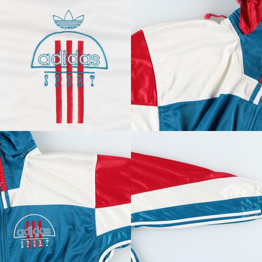 adidas（アディダス） 古着 80年代 トレフォイルロゴ ジャージパーカー