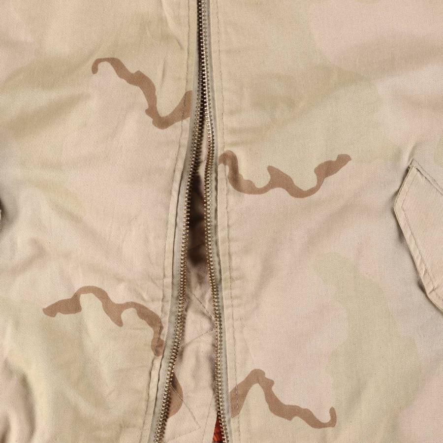 古着 民間品 アルファ ALPHA MA-1タイプ 迷彩柄 3C デザートカモ 中綿