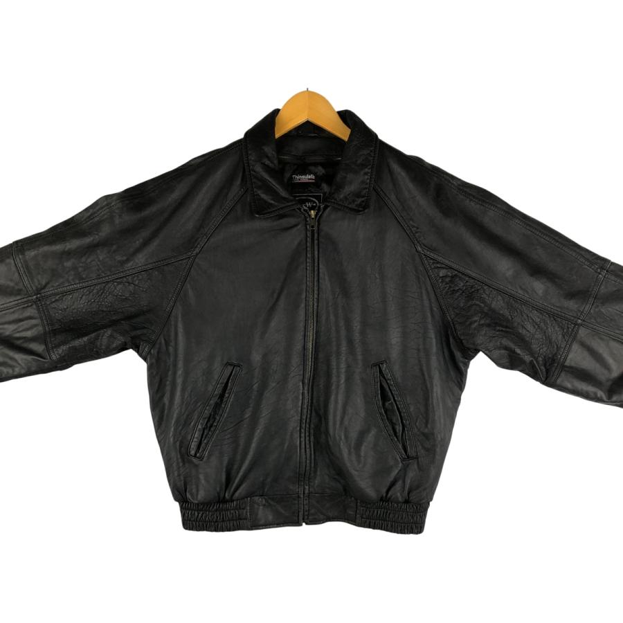 古着 TANNERY WEST 中綿入り レザーブルゾン メンズM相当 /eaa603225