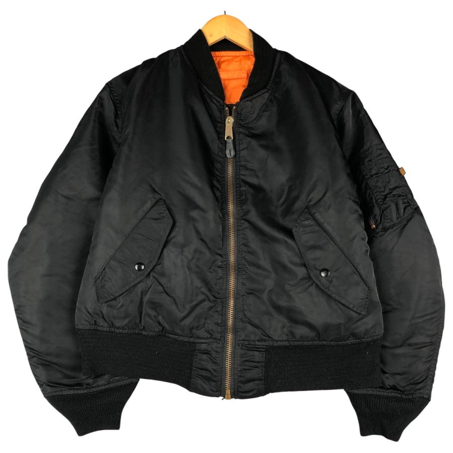 90s ALPHA MA-1 ジャケットミリタリー 古着 90年代 民間品 アルファ ALPHA MA-1タイプ 中綿入り ミリタリー