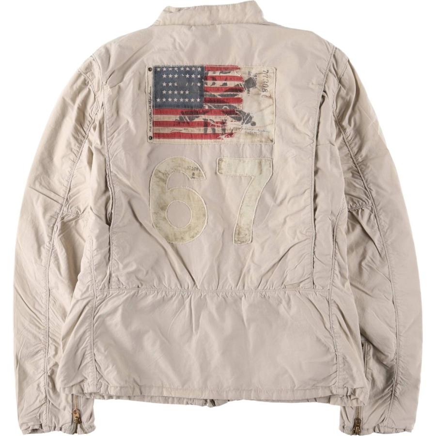 古着 ラルフローレン Ralph Lauren POLO JEANS COMPANY 星条旗柄 モーターサイクルジャケット メンズM相当/eaa610429 古着 00年代 ラルフローレン Ralph Lauren POLO JEANS COMPANY 星条旗