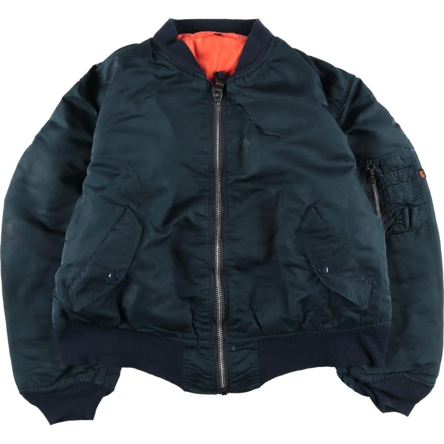 古着 90年代 民間品 アルファ ALPHA MA-1タイプ 中綿入り ミリタリー