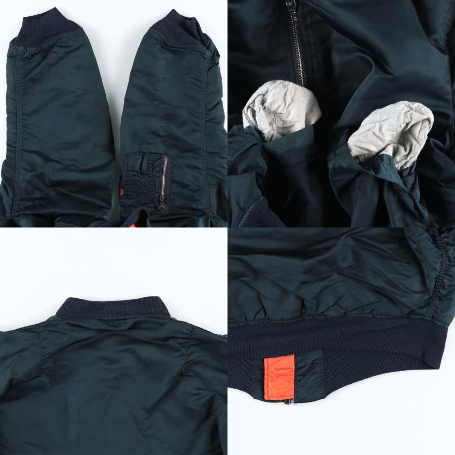 古着 90年代 民間品 アルファ ALPHA MA-1タイプ 中綿入り ミリタリー