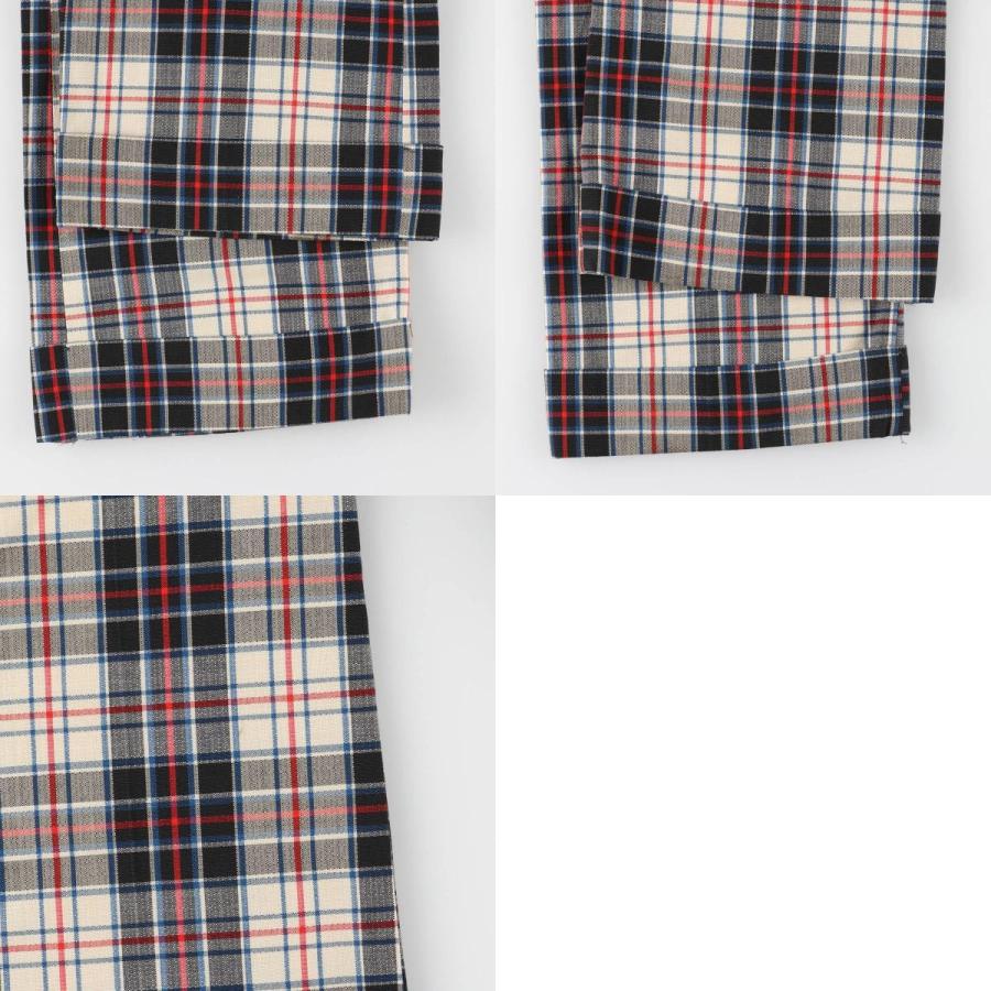 古着 WOODWARD'S タータンチェック スラックスパンツ メンズw33相当