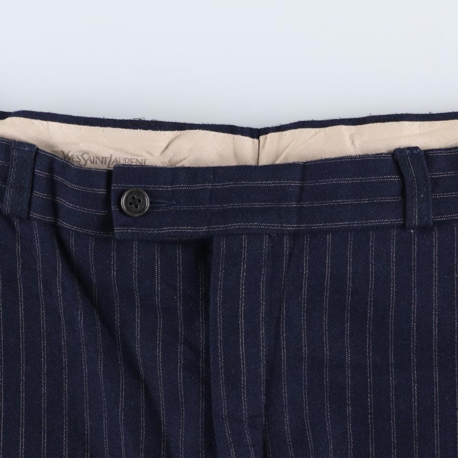 Yves Saint Laurent（イヴ・サンローラン） 古着 ストライプ柄 ウール
