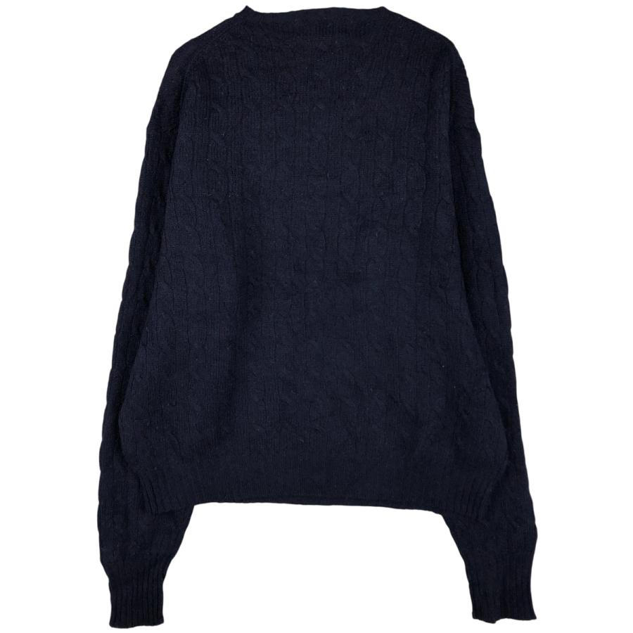 古着 ラルフローレン Ralph Lauren POLO by ケーブル編み ラムウール