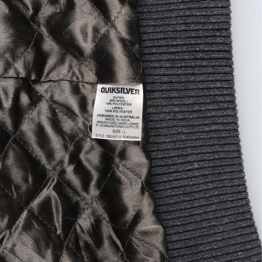 古着 クイックシルバー QUICKSILVER 中綿入り ウールパーカー メンズL