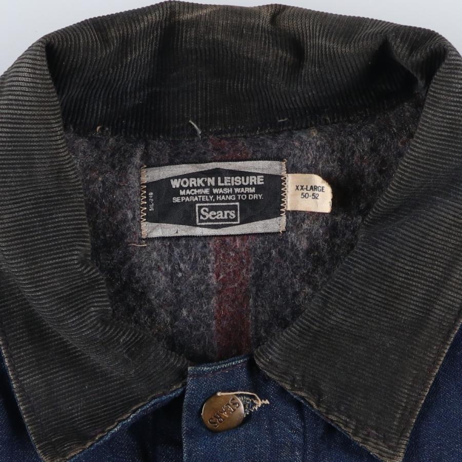 古着 70年代 シアーズ Sears WORK'N LEISURE バットダイ デニム