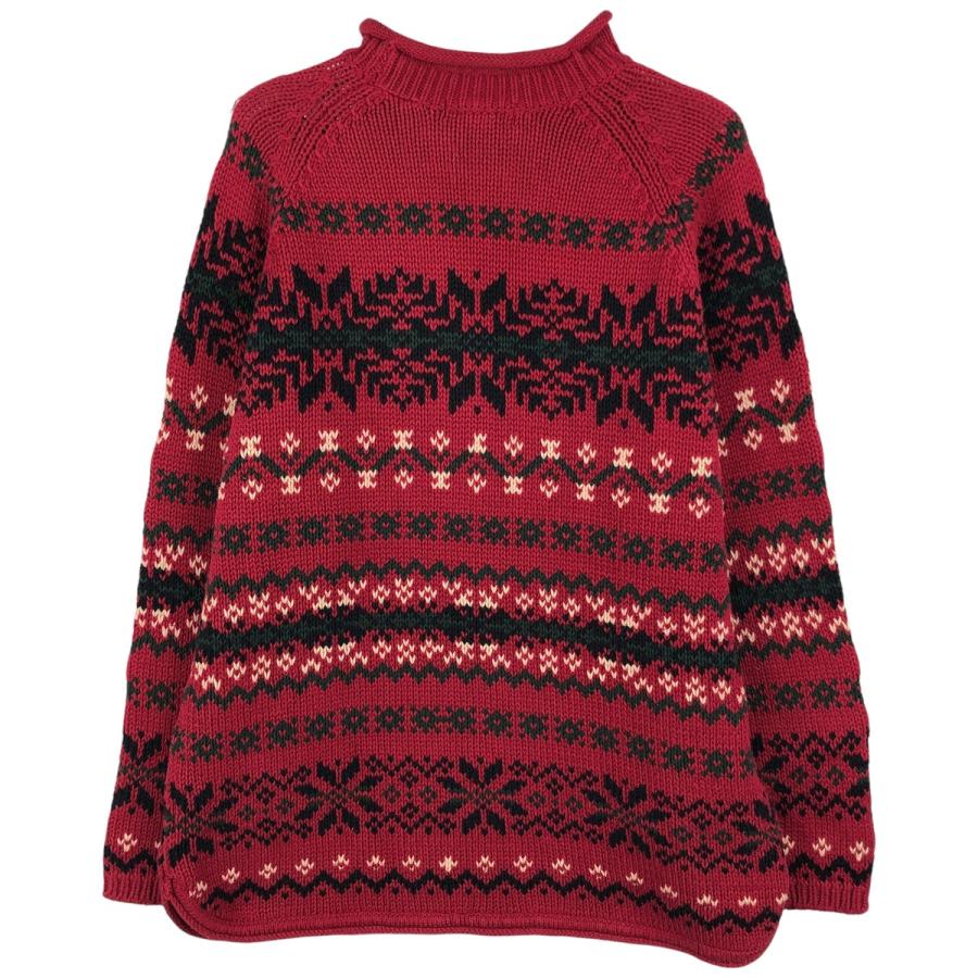 Eddie Bauer（エディーバウアー） 古着 総柄 スノー柄 雪柄 ロール