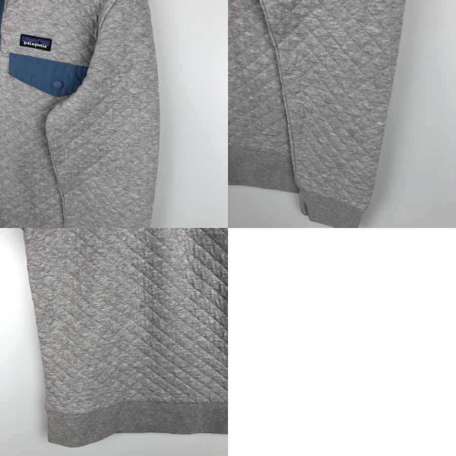 古着 パタゴニア Patagonia ORGANIC COTTON オーガニックコットンダイヤモンドキルトスナップT 25282FA19 ハーフスナップ スウェットシャツ トレーナー レディースS相当/eaa603483 古着 パタゴニア Patagonia ORGANIC COTTON オーガニックコットン