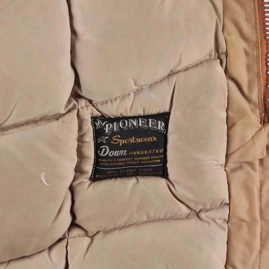訳あり特価 古着 60~70年代 PIONEER ダウンジャケット メンズXL相当