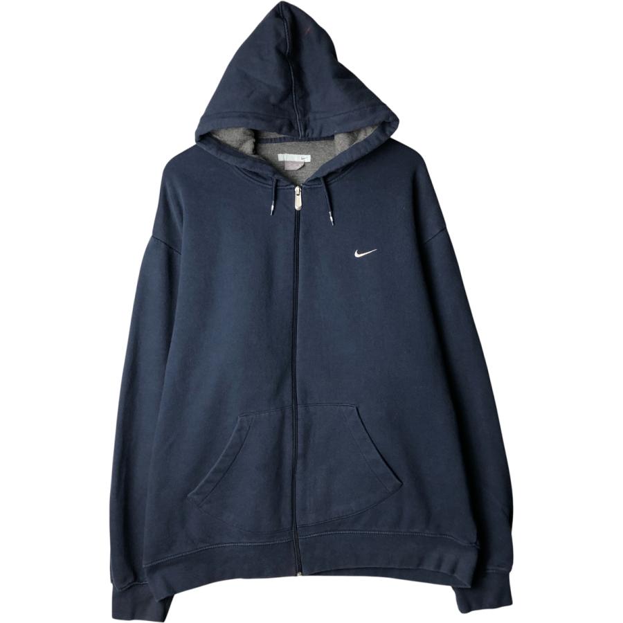 古着 00年代 ナイキ NIKE スウェットフルジップパーカー メンズXXL相当/eaa603522 NIKE（ナイキ） 古着 00年代 スウェットフルジップパーカー メンズXXL