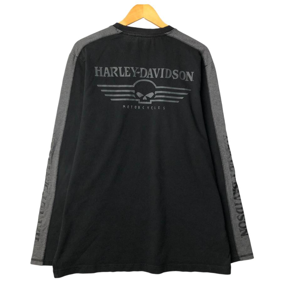 古着 ハーレーダビッドソン Harley-Davidson ドクロ柄 スカル柄 スカル 