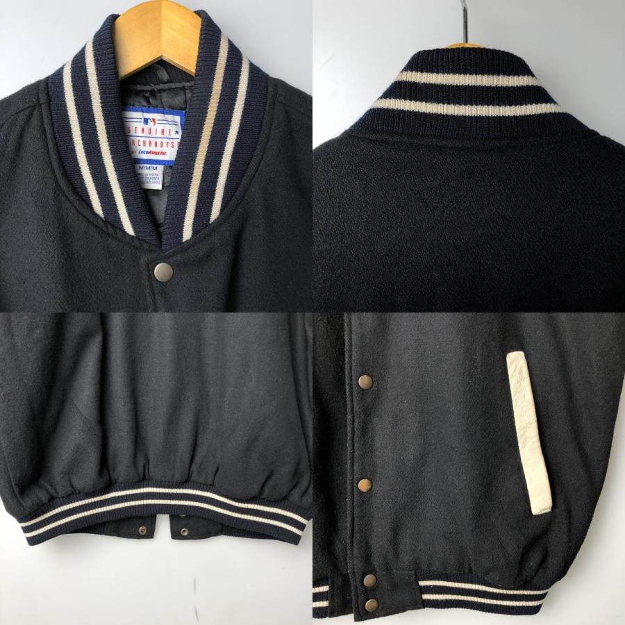 古着 90年代 LOGO ATHLETIC MLB ホワイトソックス 中綿入り スタジャン