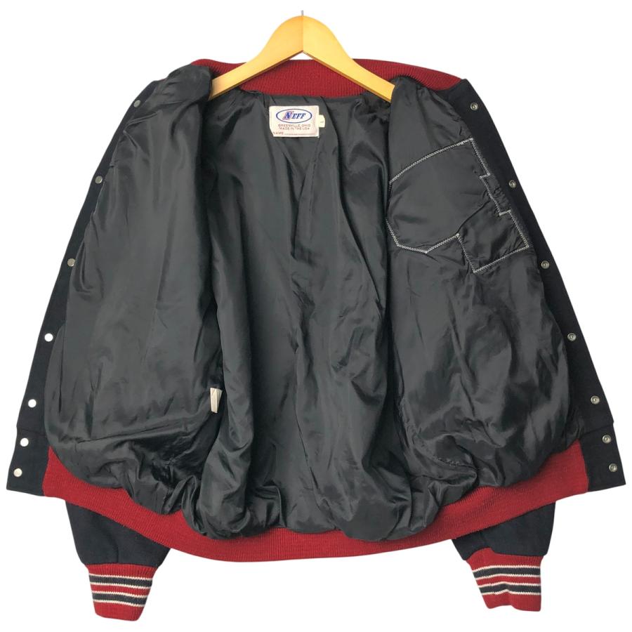 古着 90年代 ネフ NEFF ウールスタジャン アワードジャケット バー