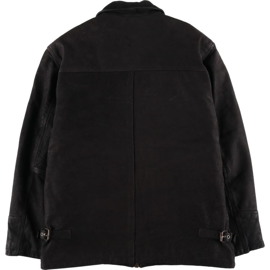 古着 Marian スイングトップタイプ レザーブルゾン メンズL相当