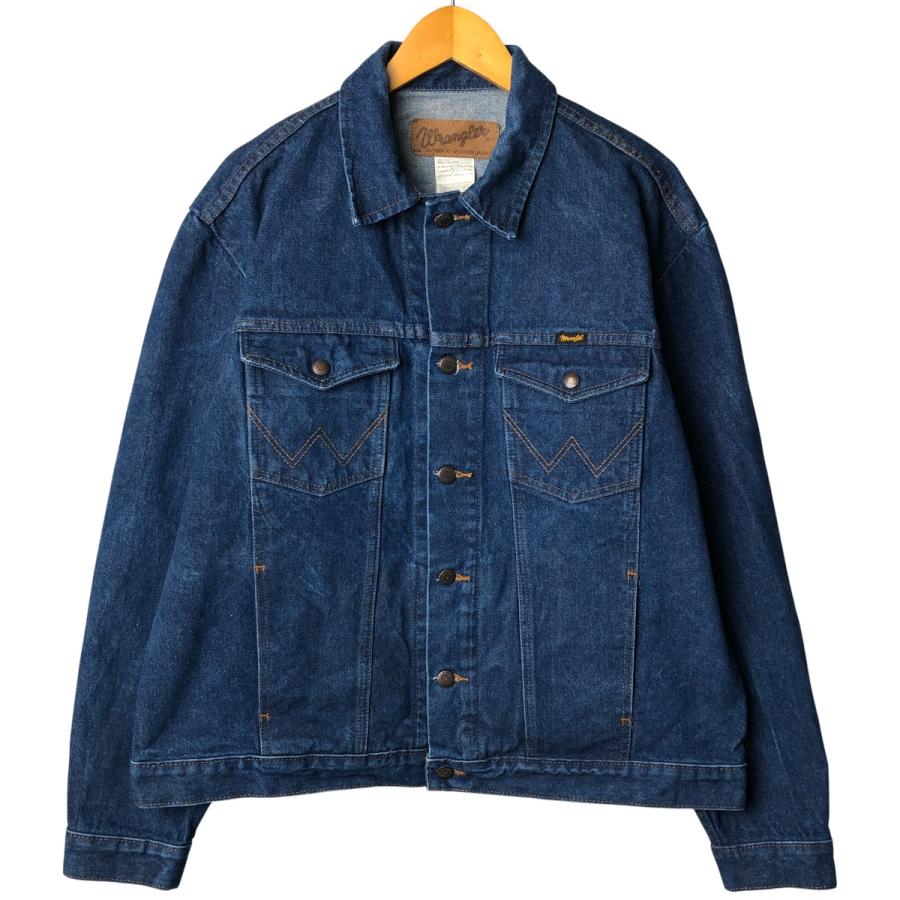 80sWranglerラングラー74126PWデニムジャケット ヴィンテージ42 Wrangler（ラングラー） 古着 Wrangler 74145PW ウエスタン デニム