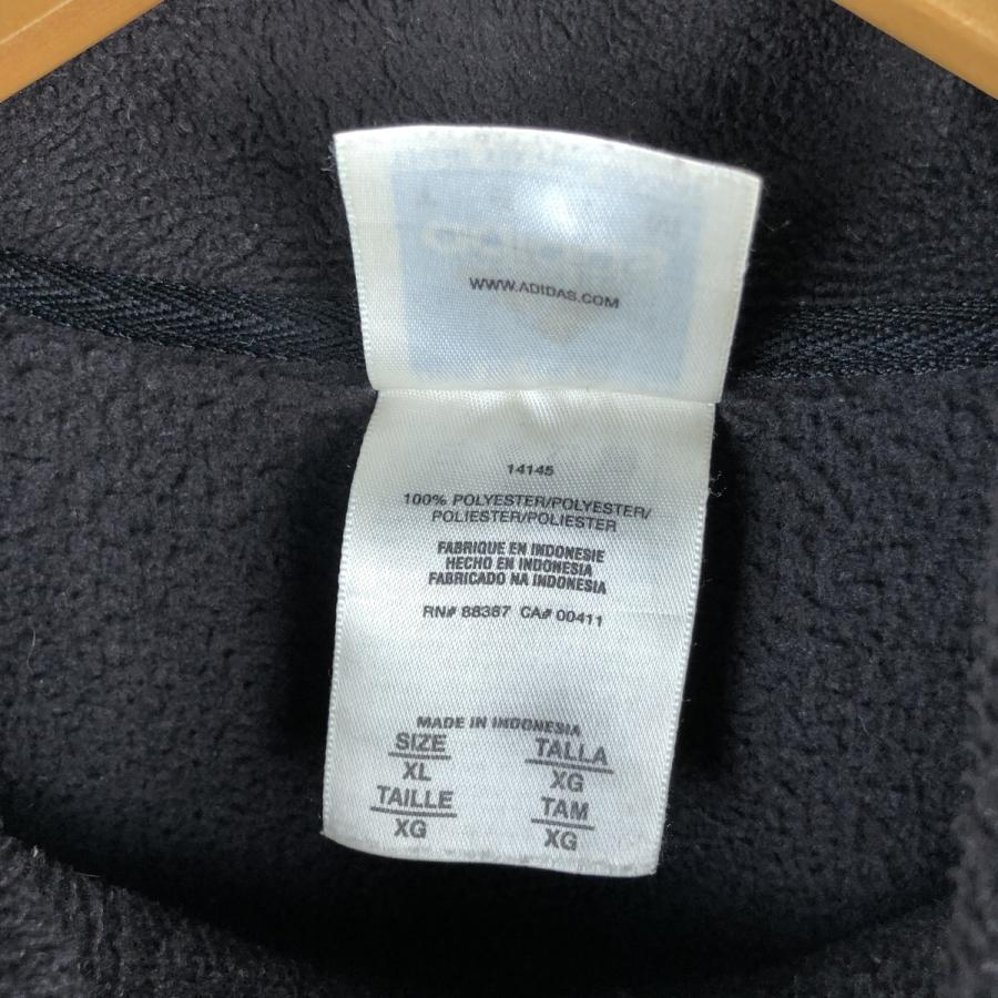 adidas（アディダス） 古着 00年代 adidas TEAM ハーフジップ フリース 