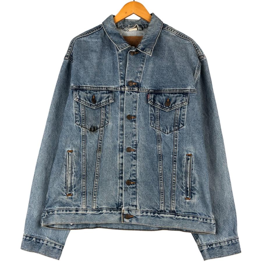 古着 90年代 リーバイス Levi's デニムジャケット Gジャン メンズL相当 ヴィンテージ/eaa603696 Levi's（リーバイス） 古着 90年代 デニムジャケット Gジャン メンズL