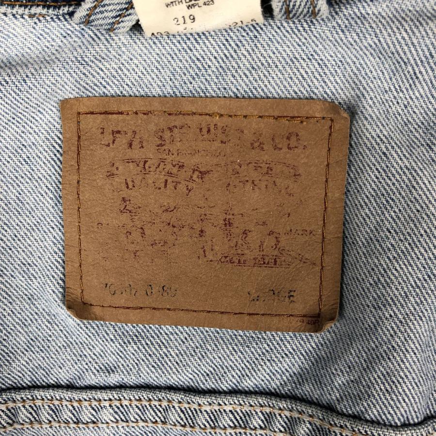 Levi's（リーバイス） 古着 90年代 デニムジャケット Gジャン メンズL