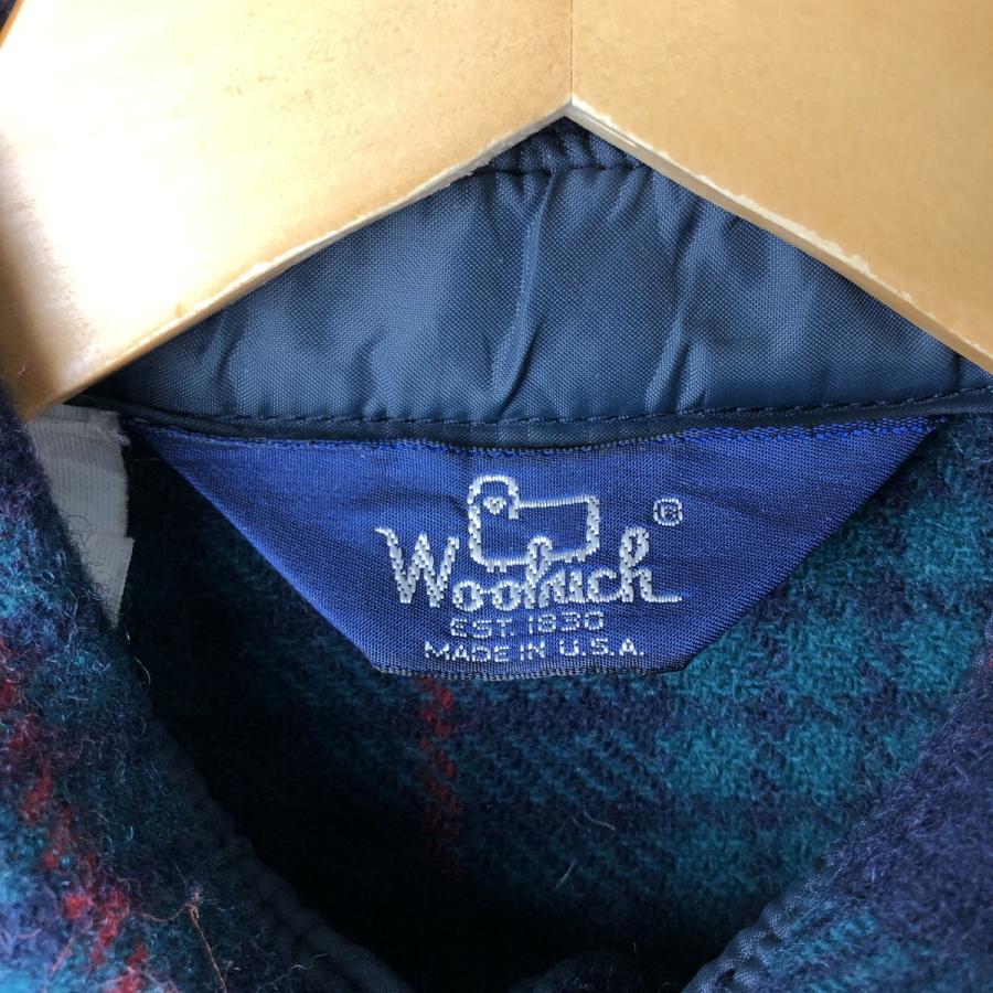 WOOLRICH（ウールリッチ） 古着 80年代 チェック柄 ウールシャツ USA製