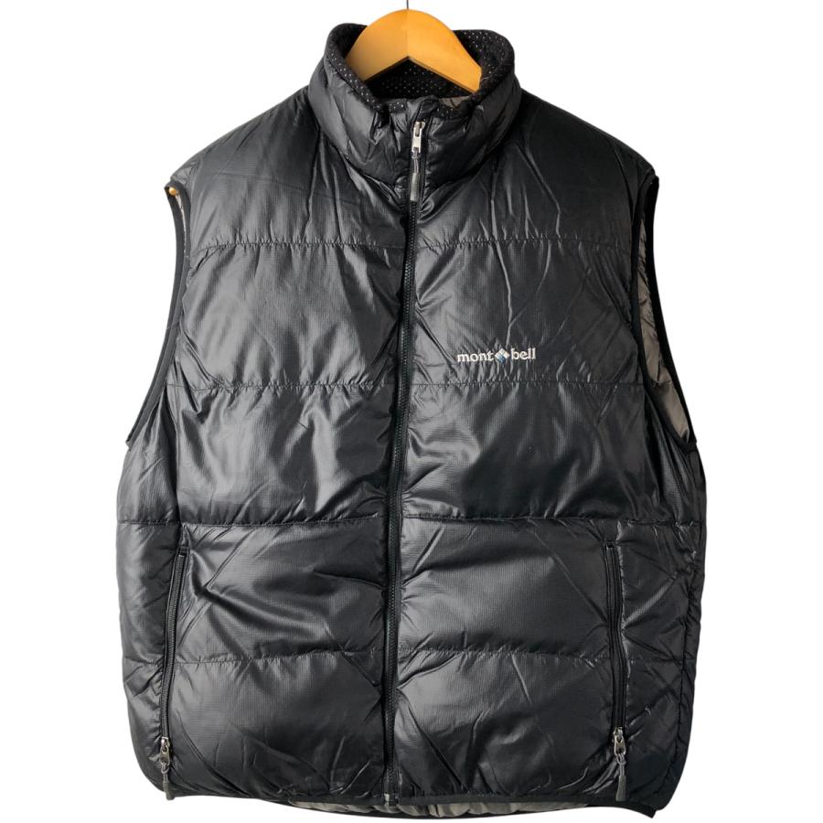 古着 90年代 モンベル mont-bell リップストップ グースダウンベスト