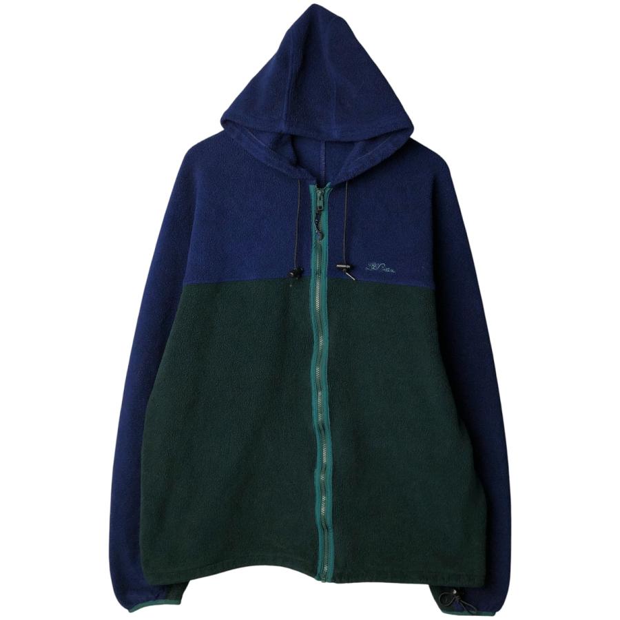 L.L.Bean（エルエルビーン） 古着 90年代 フリースフルジップパーカー 
