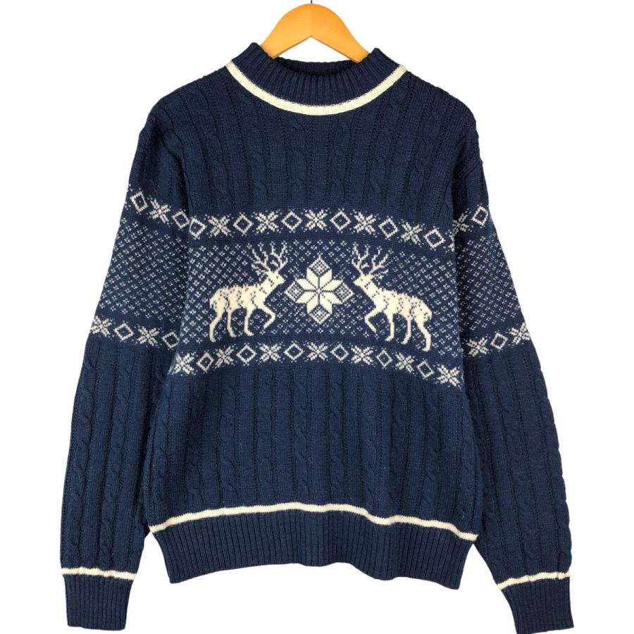 【週末SALE】 Boge ボーゲン 雪柄セーター S trim_fce_item67340437cd782.jpg