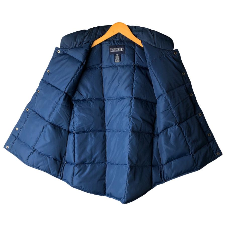 古着 80~90年代 ランズエンド LANDS' END グースダウンベスト メンズM
