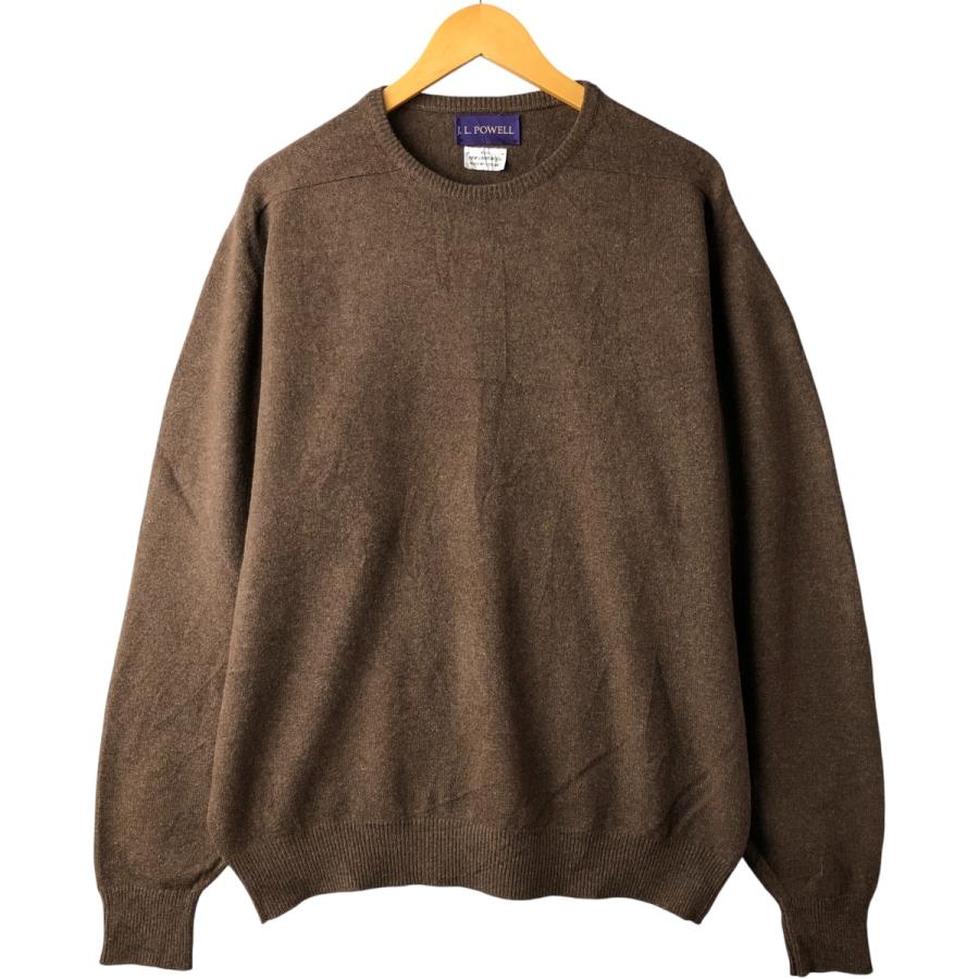 古着 J.L.POWELL ウールニットセーター メンズXL相当 /eaa603864