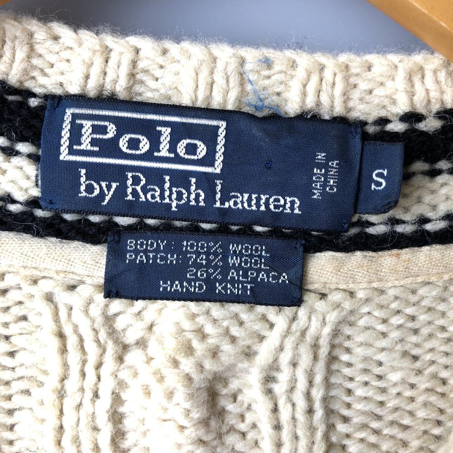 古着 ラルフローレン Ralph Lauren POLO by HAND KNIT アルパカ混