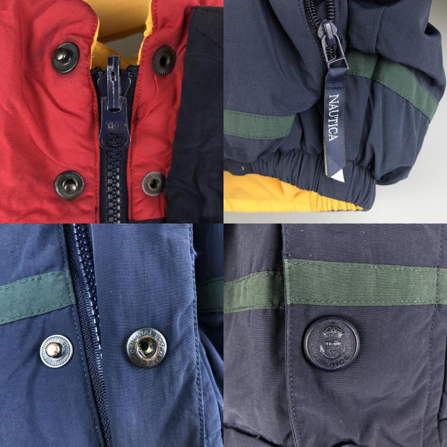 NAUTICA（ノーティカ） 古着 90年代 リバーシブル ダウンジャケット