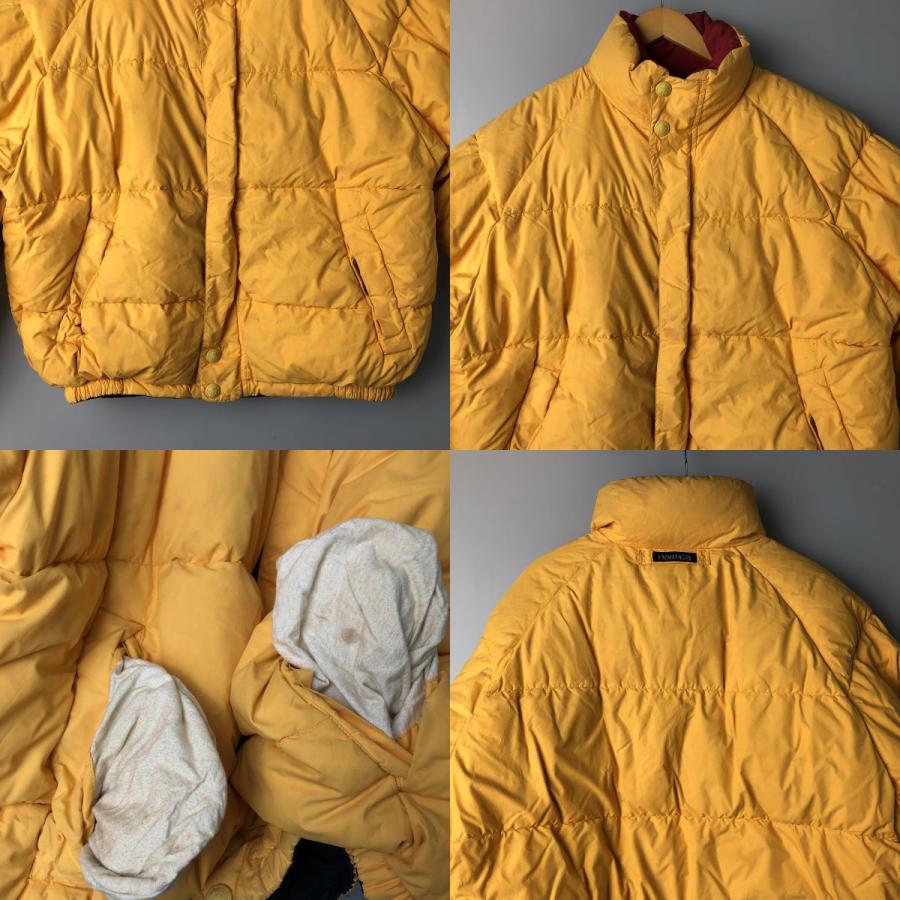 NAUTICA（ノーティカ） 古着 90年代 リバーシブル ダウンジャケット