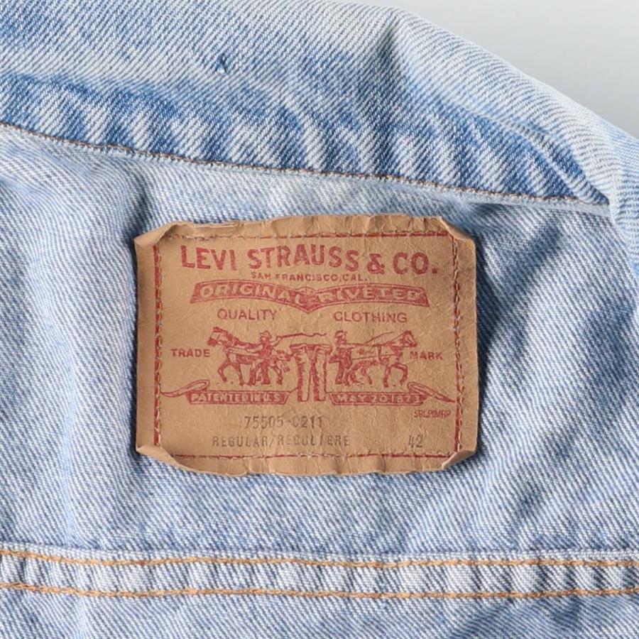 パ*イ様 【中古・レアタグあり】5枚セット販売 Levi's リーバイス デニム Levi's（リーバイス） 古着 Levi's 75505-0211 デニムジャケット G