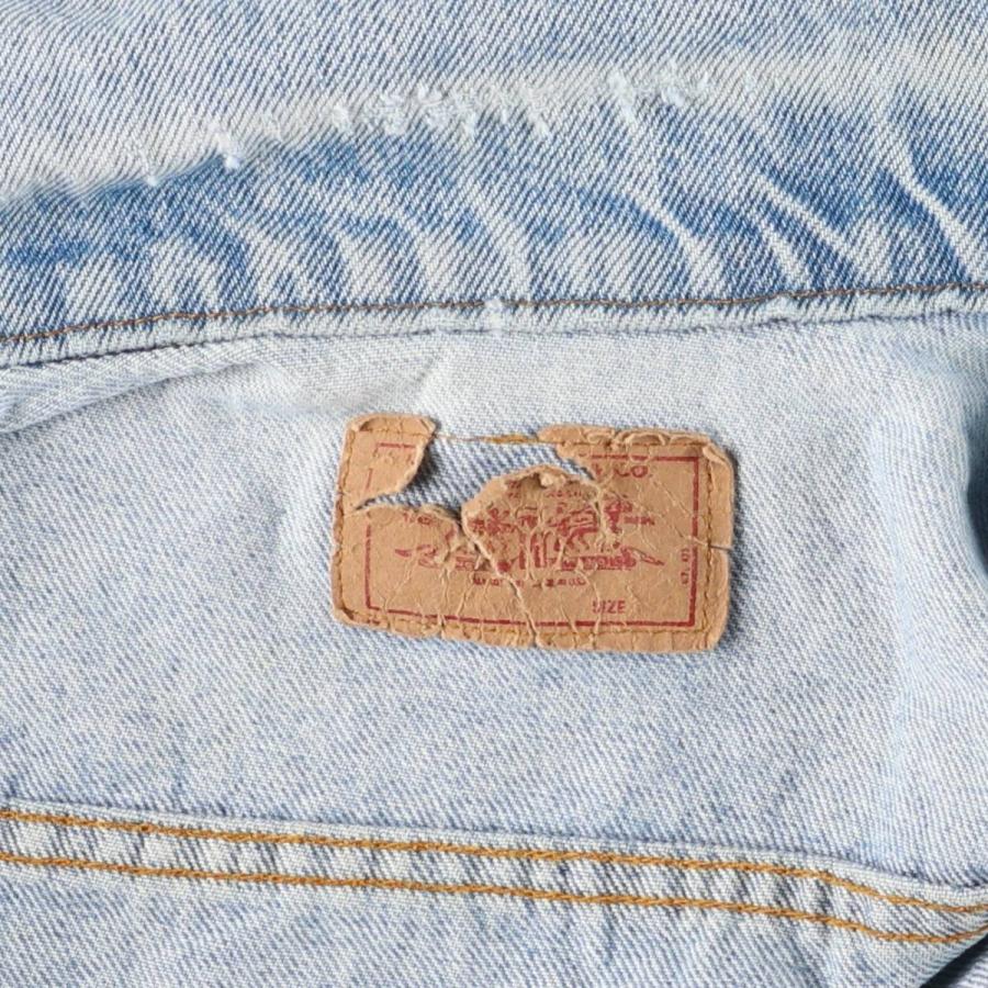 古着 ~90年代 リーバイス Levi's デニムジャケット Gジャン USA製 メンズM相当 ヴィンテージ/eaa603971 Levi's（リーバイス） 古着 ~90年代 デニムジャケット Gジャン USA製