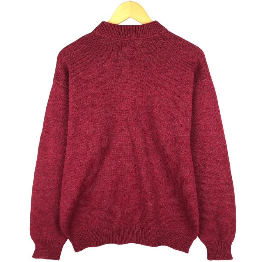 古着 80年代 アールイーアイ REI ヘンリーネック ウールニットセーター