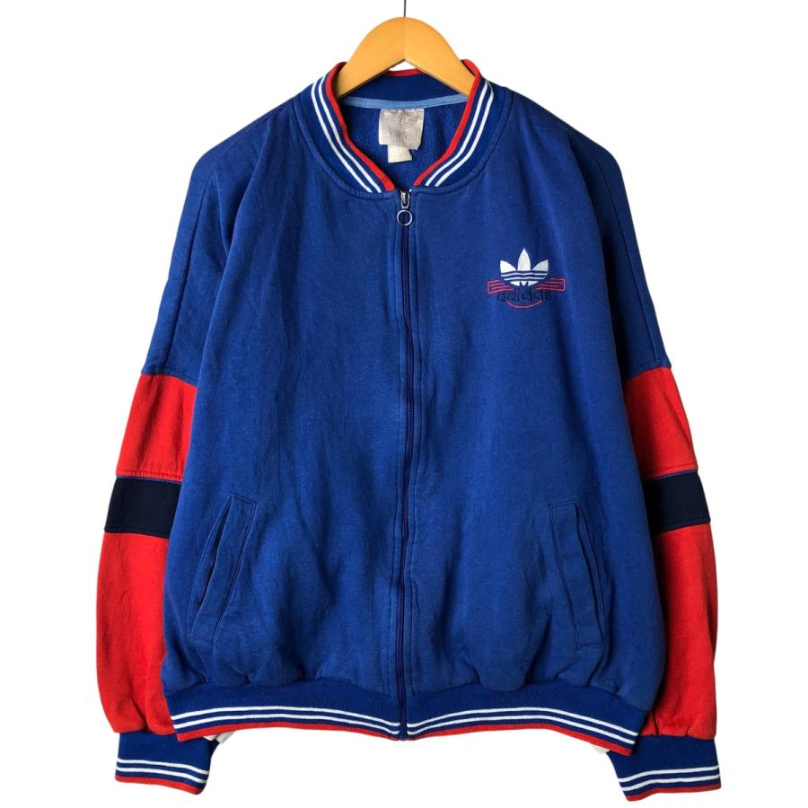 adidas（アディダス） 古着 80年代 フルジップスウェットシャツ