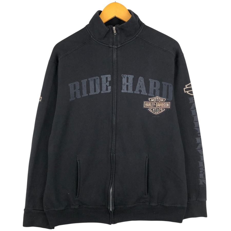 古着 ハーレーダビッドソン Harley-Davidson フルジップスウェットシャツ トレーナー メンズM相当/eaa604099 古着 ハーレーダビッドソン Harley-Davidson フルジップスウェット