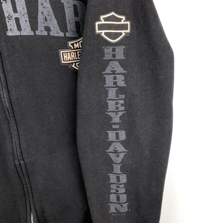 古着 ハーレーダビッドソン Harley-Davidson フルジップスウェット
