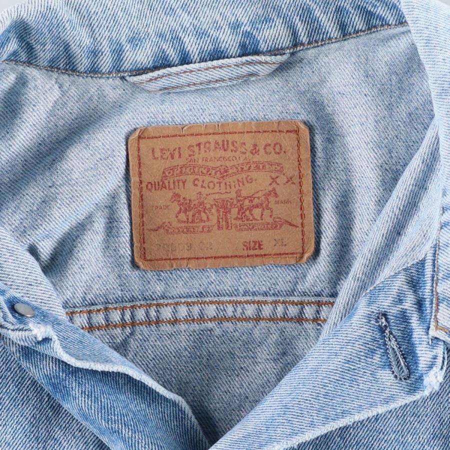 英国製 vintage ユーロリーバイスGジャン デニムジャケット 古着 Levi's（リーバイス） 古着 ユーロモデル デニムジャケット Gジャン