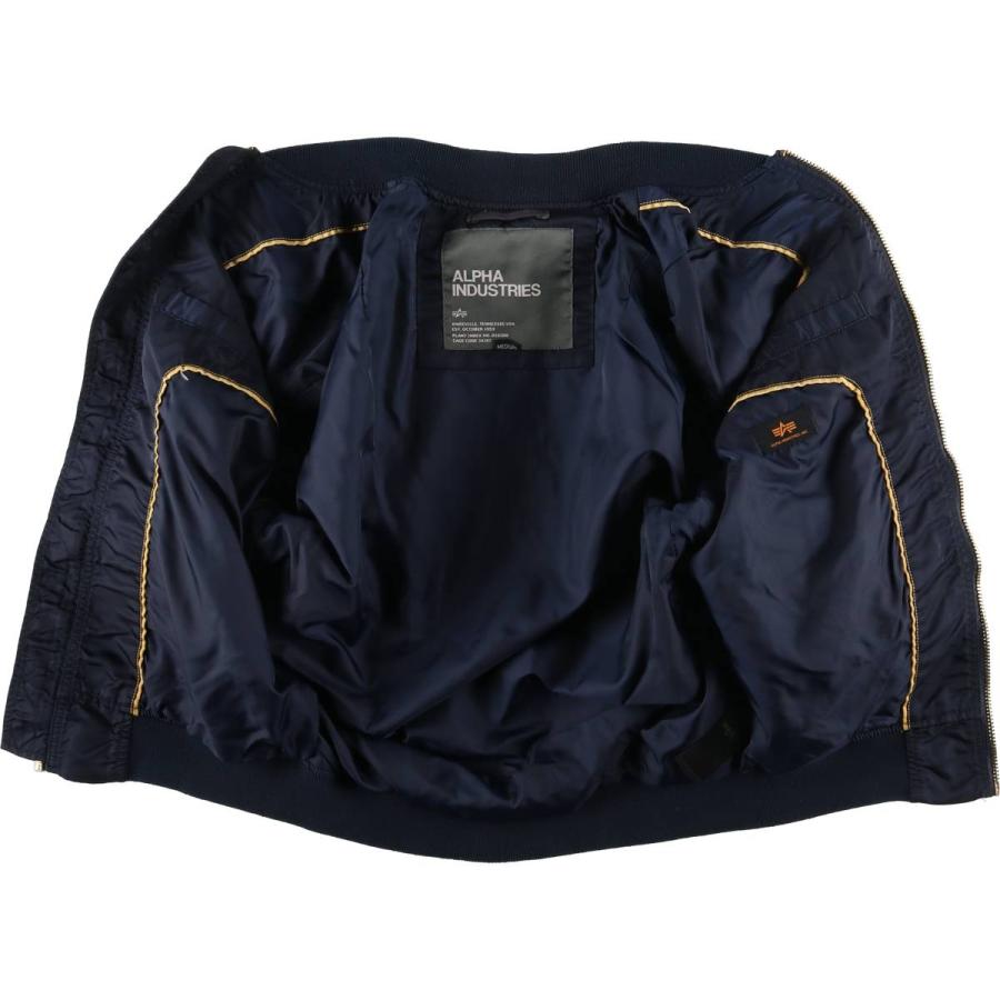 古着 アルファ ALPHA MA-1タイプ ミリタリー フライトジャケット