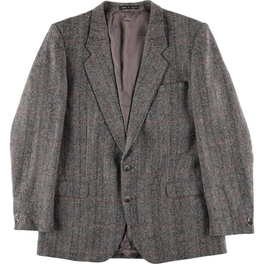 古着 CHATSWORTH ヘリンボーン ウールテーラードジャケット 英国製