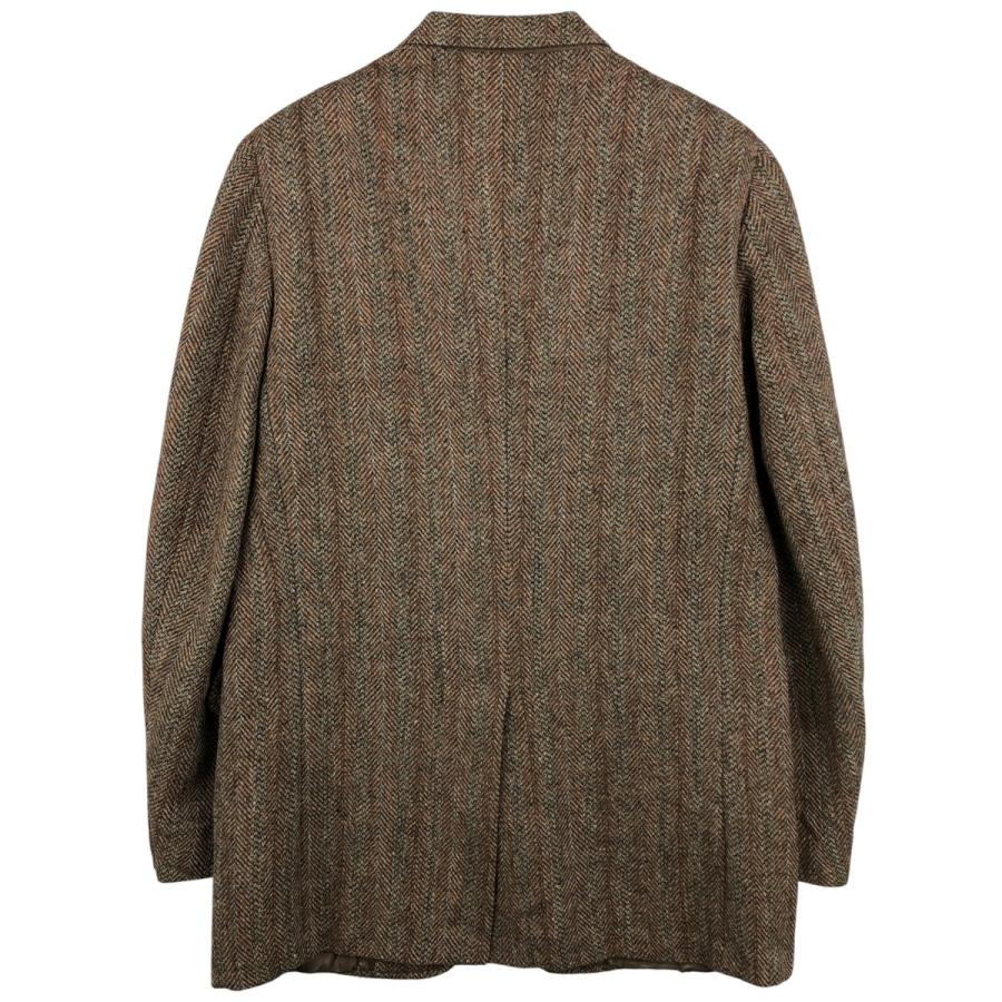 古着 ジョスエーバンク ハリスツイード ヘリンボーン ウールテーラード